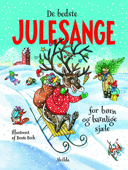 Cover for Bente Bech · De bedste julesange for børn og barnlige sjæle (Pappbok) [2:a utgåva] (2019)