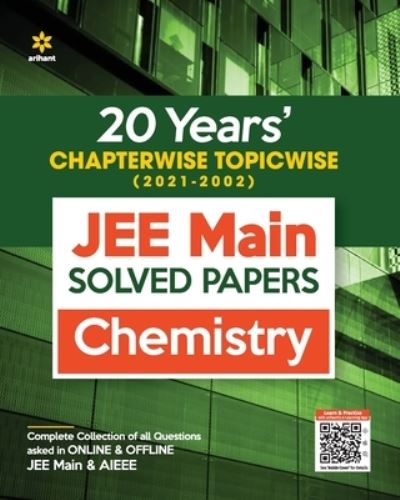 JEE Main Chapterwise Chemistry - Arihant Experts - Libros - Arihant Publication India Limited - 9789325796249 - 23 de noviembre de 2021