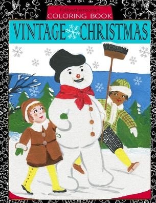 Cover for Pimental Followthemoonart · Vintage Christmas Coloring Book (Paperback Book) (2020)