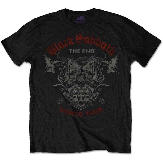 Cover for Black Sabbath · Black Sabbath Unisex T-Shirt: The End Reading Skull (T-shirt)