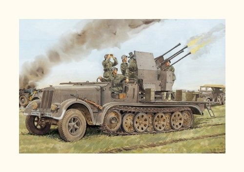 Cover for Dragon · 1/35 Sd.kfz.7 /1 2cm Flakvierling 38 Selbstfahrlaf. (Leketøy)