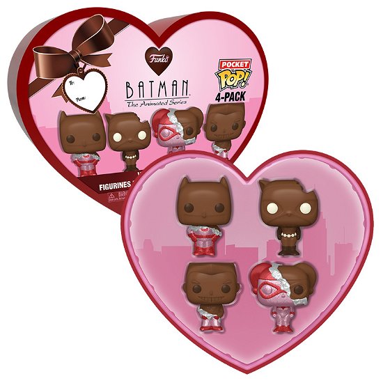 Pocket Pop! Dc Comics: Batman Chocolate Resembled Valentines Box 4-pack - Pocket Pop! Dc Comics: Batman Chocolate Resembled Valentines Box 4 - Koopwaar - Funko - 0889698762250 - 