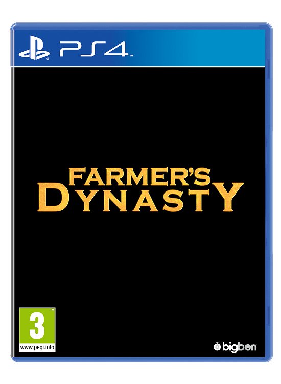 Farmer'S Dynasty - Ps4 - Andere - Big Ben - 3499550369250 - 1. September 2019