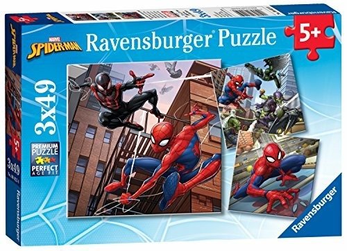 Cover for Ravensburger · Spiderman Puzzel 3x49st. (MERCH)