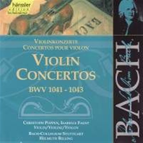 BACH:Violinkonzerte BWV1041-10 - Poppen,christoph / Rilling,helmu - Musikk - hänssler CLASSIC - 4010276016250 - 9. november 1999