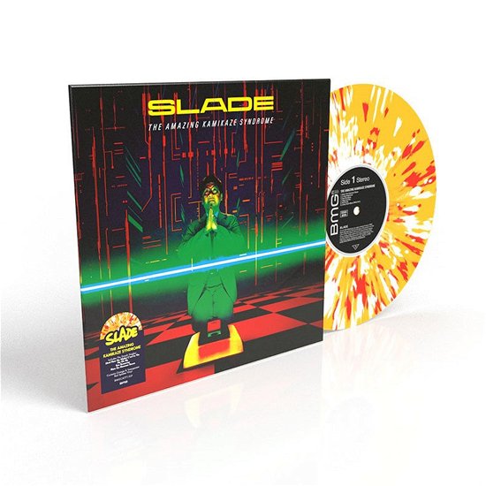 Cover for Slade · The Amazing Kamikaze Syndrome (LP) [Limited Orange &amp; Red Splatter edition] (2023)