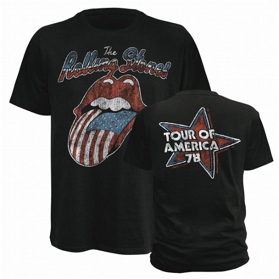 Tour of USA / Black / /ts / Fb/tb - The Rolling Stones - Produtos - BRAVADO - 5023209213250 - 23 de novembro de 2009