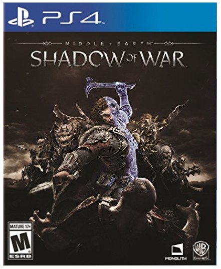 Cover for Warner Brothers · Middle-Earth: Shadow of War (PS4) (2017)