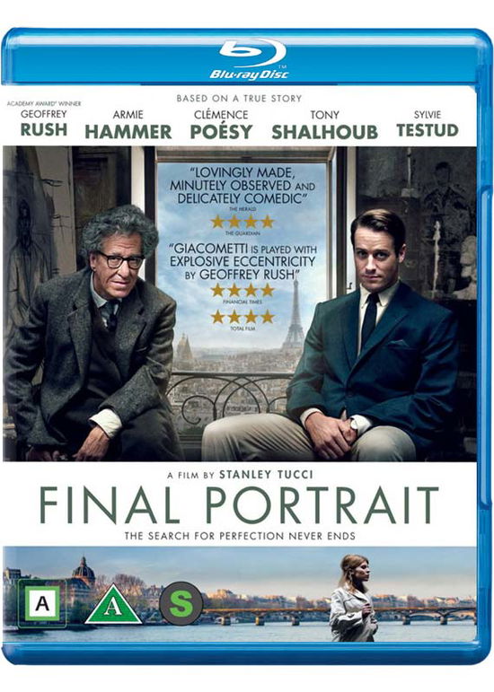 Final Portrait - Geoffrey Rush / Armie Hammer / Clemence Poesy / Tony Shaloub / Sylvie Testud - Film - JV-UPN - 5053083140250 - 8. mars 2018