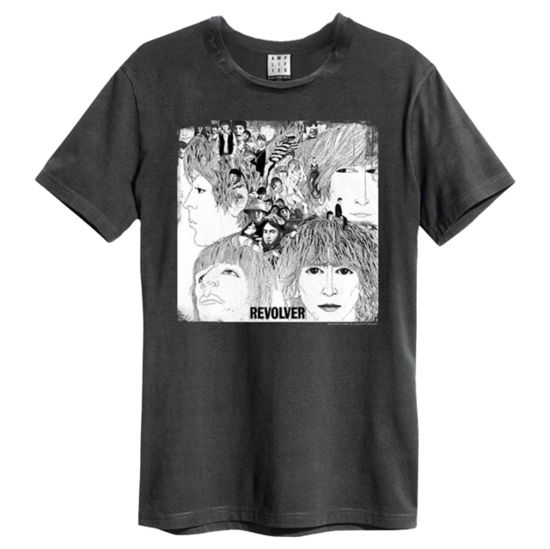 Cover for The Beatles · Beatles Revolver Amplified Xx Large Vintage Charcoal T Shirt (T-shirt)
