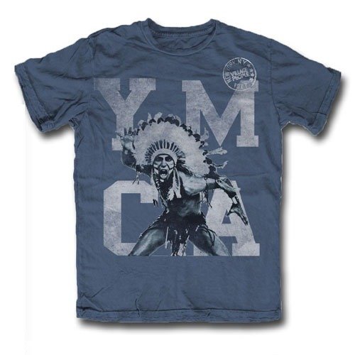Village People - Y.M.C.A. Indian T-Shirt - Blue - Village People - Merchandise -  - 5055139368250 - 