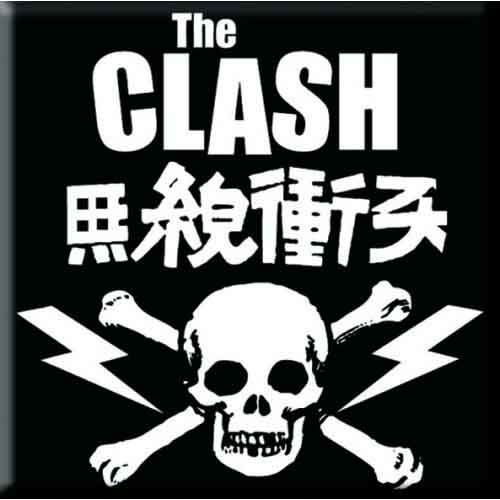 The Clash Fridge Magnet: Skull & Crossbones - Clash - The - Produtos - Unlicensed - 5055295318250 - 17 de outubro de 2014