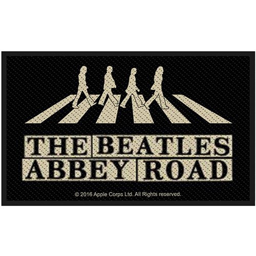 The Beatles Standard Patch: Abbey Road Crossing & Street Sign - The Beatles - Merchandise - ROCK OFF - 5055979962250 - 