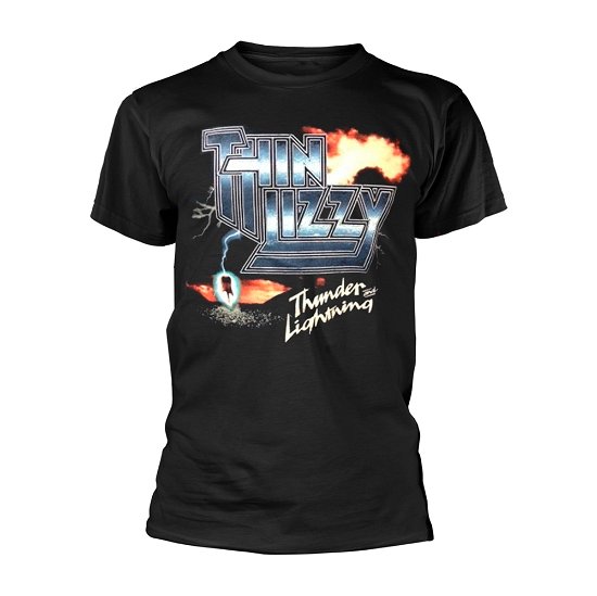 Cover for Thin Lizzy · Thunder and Lightning (T-shirt) [size S] [Black edition] (2019)