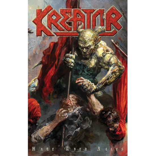 Kreator Textile Poster: Hate Uber Alles - Kreator - Produtos -  - 5056365719250 - 