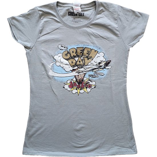Cover for Green Day · Green Day Ladies Tee: Dookie Vintage (T-shirt) [size XS] [Grey - Ladies edition]