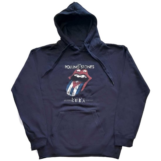 The Rolling Stones Unisex Pullover Hoodie: Havana Cuba - The Rolling Stones - Merchandise -  - 5056561049250 - 