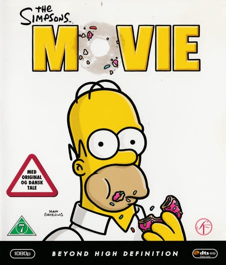 Cover for The Simpsons · The Simpsons Movie (Blu-Ray) (2018)