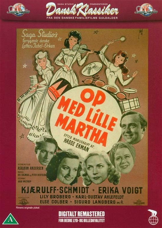 Cover for Op med Lille Martha · Op med Lille Martha - &quot;Saga&quot; (DVD) (2017)