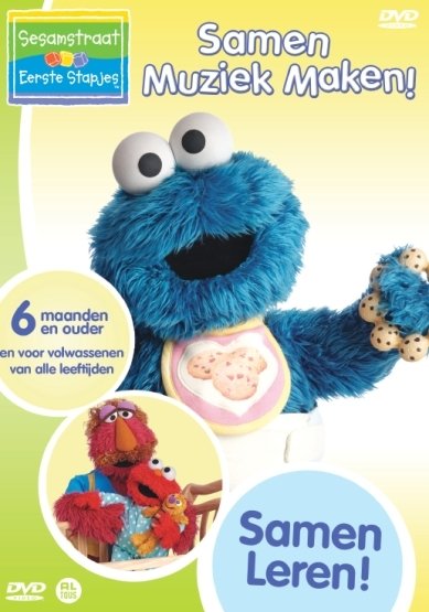 Cover for Sesamstraat eerste stapjes · Samen muziek maken (DVD) (2011)