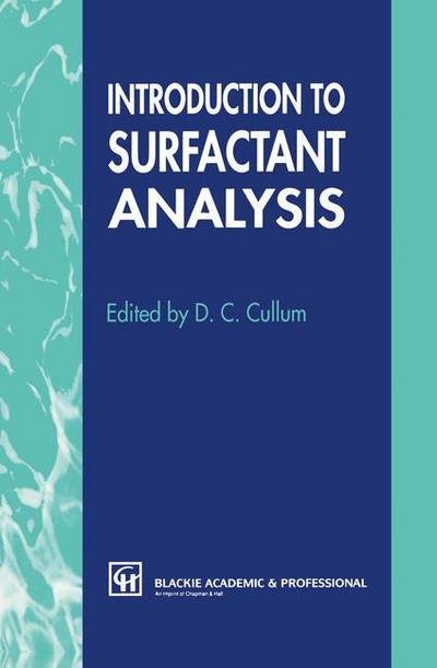 Cover for D C Cullum · Introduction to Surfactant Analysis (Hardcover bog) (1993)