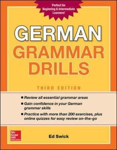 Cover for Ed Swick · German Grammar Drills, Third Edition (Paperback Book) (2018)