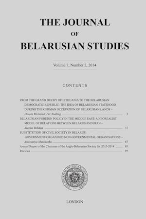 Cover for Ostrogorski Centre · Journal of Belarusian Studies (Book) (2014)