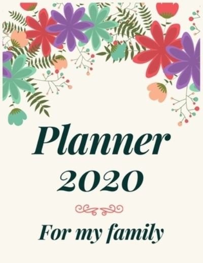 Cover for Aj Books Gallery · Planner 2020 for my family (Pocketbok) (2019)