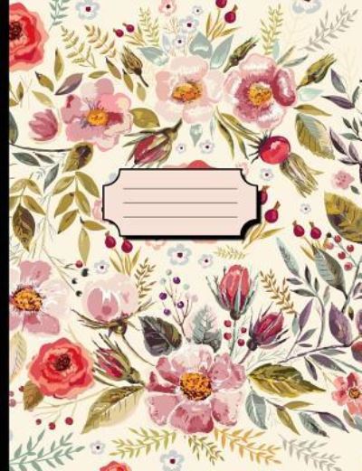 Cover for Terri Jones · Pretty Watercolor Flowers Cream Notebook (Paperback Book) (2018)