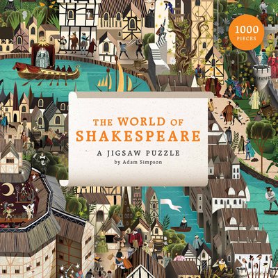 Cover for Ingen Forfatter; Ingen Forfatter; Ingen Forfatter · The World of Shakespeare: 1000-Piece Jigsaw Puzzle (GAME) [1. wydanie] (2019)