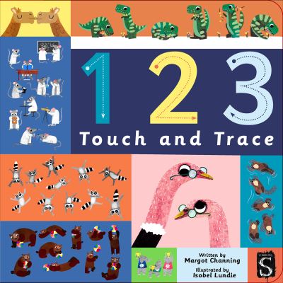 Cover for Margot Channing · Touch and Trace 123 - Touch and Trace (Board book) [Illustrated edition] (2023)