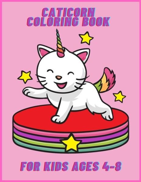Cover for Nikolas Parker · Caticorn coloring book for kids ages 4-8 (Paperback Bog) (2021)