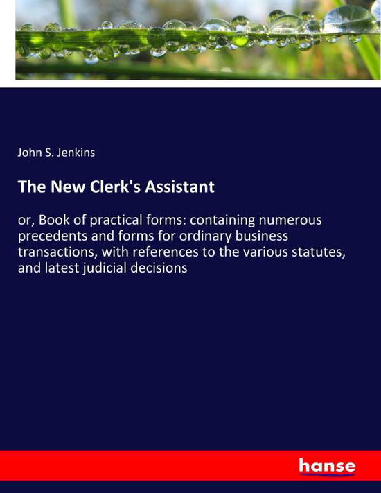 Cover for Jenkins · The New Clerk's Assistant (Book) (2019)