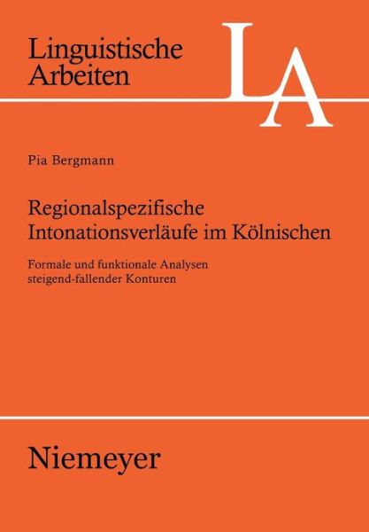 Cover for Bergmann · Regionalspezifische Intonation (Book) [German, 1 edition] (2008)