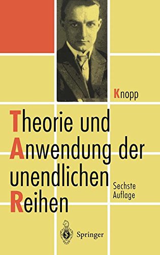 Cover for Konrad Knopp · Theorie und Anwendung Der Unendlichen Reihen (Paperback Book) [Softcover reprint of the original 6th ed. 1996 edition] (2011)