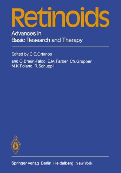 Cover for C E Orfanos · Retinoids: Advances in Basic Research and Therapy (Paperback Book) [Softcover reprint of the original 1st ed. 1981 edition] (2011)