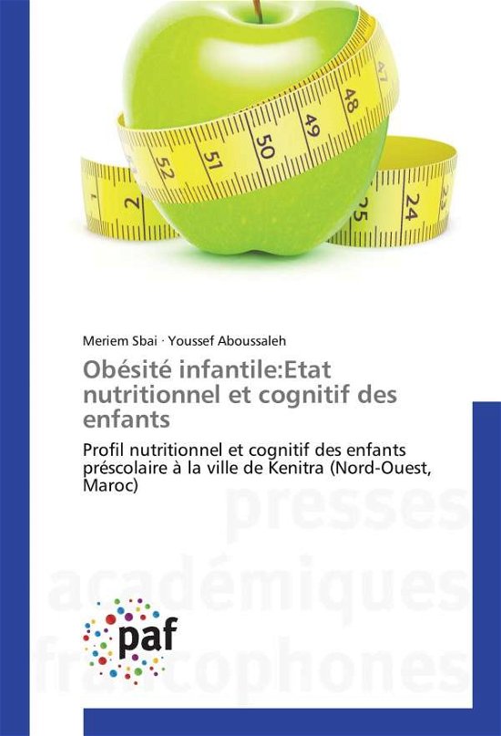 Cover for Sbai · Obésité infantile:Etat nutritionne (Book)