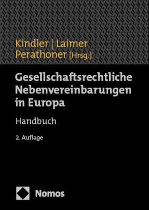 Cover for Peter Kindler · Gesellschaftsrechtliche Nebenvereinbarungen in Europa (Book) (2024)