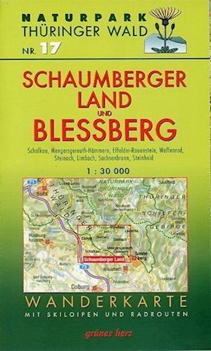 Cover for Lutz Gebhardt · Naturpark Thüringer Wald 17. Schaumberger Land und Bleßberg 1 : 30 000 Wanderkarte (Landkarten) (2012)