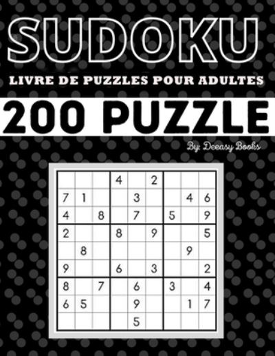 Cover for Deeasy Books · Sudoku- livre de puzzles pour adultes (Pocketbok) (2021)