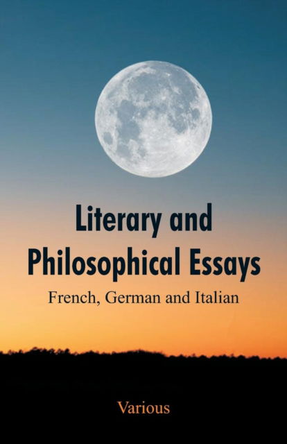 Cover for Literary and Philosophical Essays (Paperback Book) (2018)