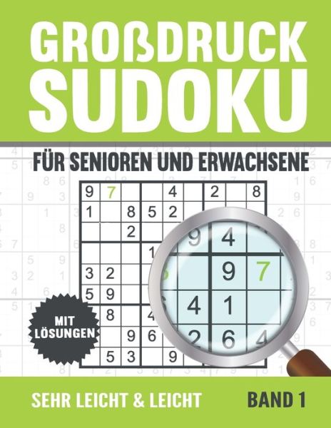 Cover for Visufactum Ratsel · Grossdruck Sudoku Fur Senioren: Sudoku Ratsel in Grosser Schrift - Sehr Leicht und Leicht mit Loesungen - Vol 2 (Taschenbuch) (2022)