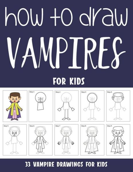 Cover for Sonia Rai · How to Draw Vampires for Kids (Paperback Book) (2021)