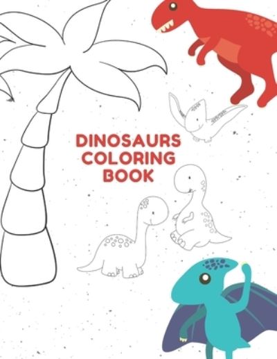 Cover for Kitdanai Viriyachaipong · Dinosaurs Coloring Book (Pocketbok) (2020)