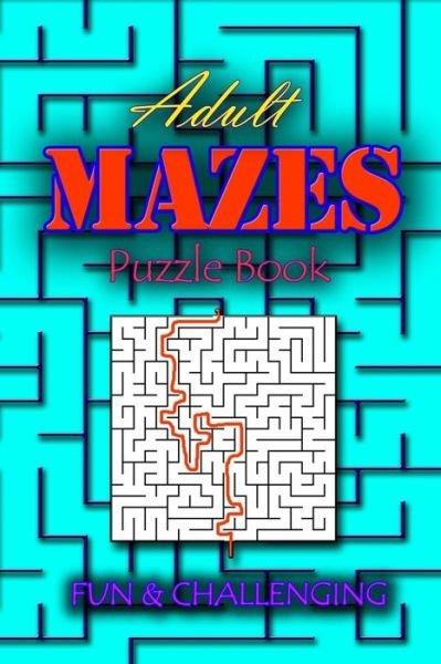 Cover for Mfd Designer · Adults Mazes Book (Paperback Book) (2020)