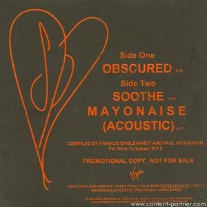 Cover for The Smashing Pumpkins · Obscured / Soothe / Mayonaise (12&quot;) (2012)