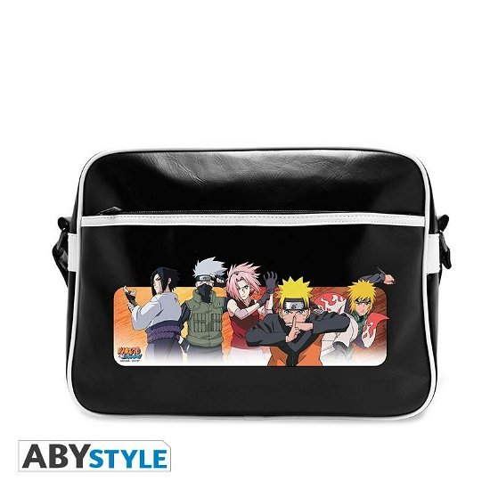 NARUTO SHIPPUDEN - Messenger Bag Vinyl - Groupe - Naruto - Merchandise - ABYstyle - 3700789220251 - February 7, 2019