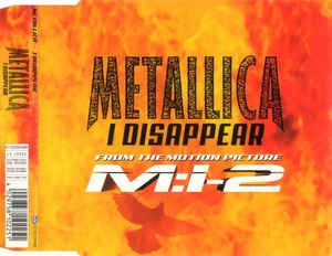 Cover for Metallica · I Disappear (CD)