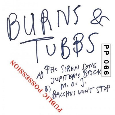 Cover for Eden &amp; Christopher Tubbs Burns · Burns &amp; Tubbs (LP) (2022)