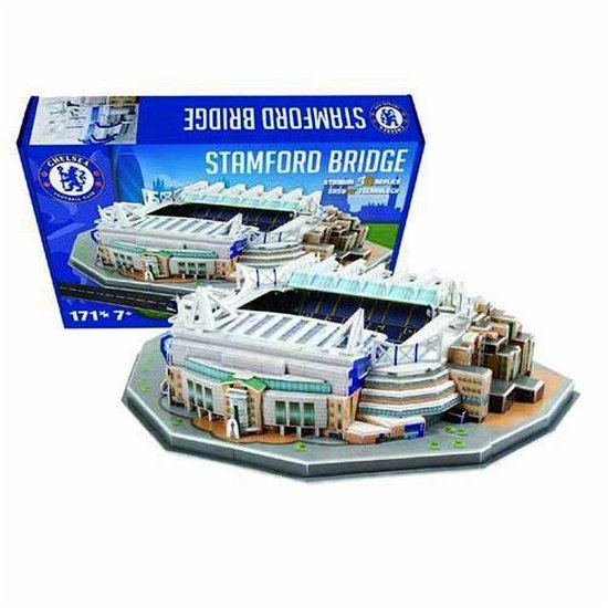 Chelsea Stamford Bridge 3D Stadium Puzzle - Chelsea - Brettspill - CHELSEA - 5012822037251 - 30. oktober 2023